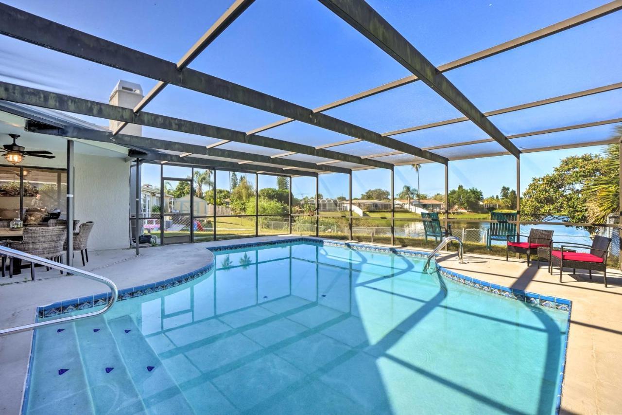 فيلا Waterfront Port Richey House With Heated Pool! المظهر الخارجي الصورة